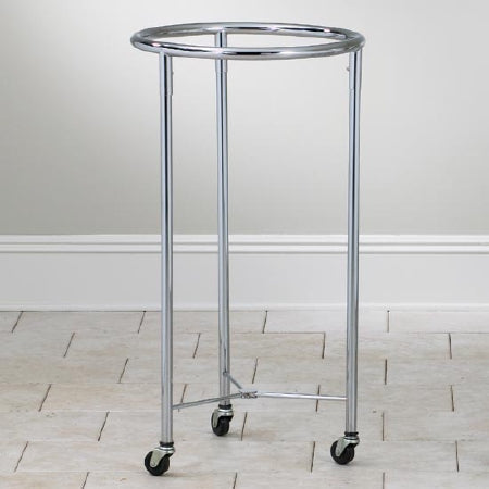 Clinton Industries Clinton Hamper Stand Rolling Round Opening Open Top Open - H-48