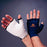 Patterson Medical Supply IMPACTO 501-35 Impact Glove Fingerless X-Large Blue / White Hand Specific Pair - 55978605