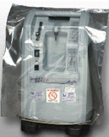 Elkay Plastics COVER, VENTILATOR 28X22X56 BLU1.0MIL (50/RL) - BOR10G-282256B