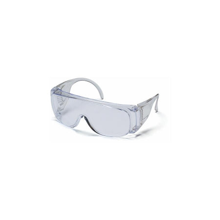 Saalfeld Redistribution Impact Protoguard Safety Glasses Wraparound Clear Tint Polycarbonate Lens Clear Frame Over Ear - 7332