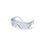 Saalfeld Redistribution Impact Protoguard Safety Glasses Wraparound Clear Tint Polycarbonate Lens Clear Frame Over Ear - 7332