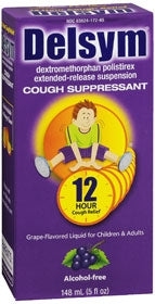 Delsym - Children's Cold and Cough Relief 30 mg / 5 mL Strength Liquid 5 oz. - 36382427265