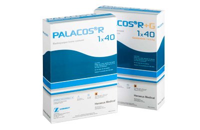 Zimmer PALACOS R+G Bone Cement With Gentamicin, Green Tint, 1 X 40 (single dose) - 111314001