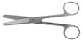 BR Surgical BR Surgical Operating Scissors 4-1/2 Inch Length Surgical Grade Stainless Steel Finger Ring Handle Straight Blunt/Blunt - BR08-10211