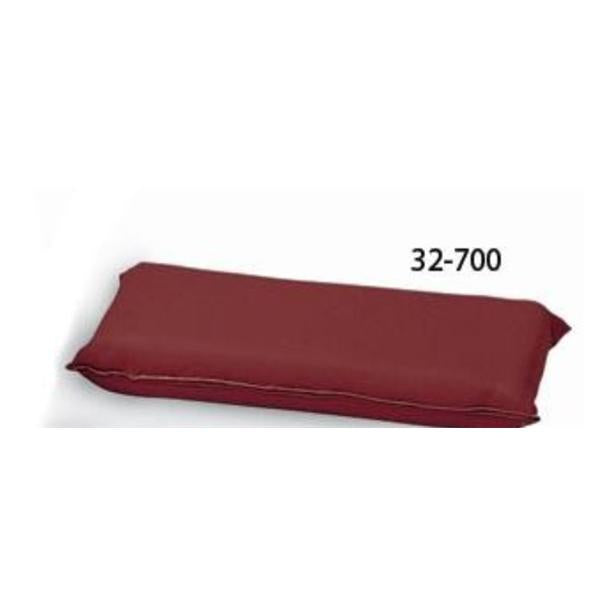 Hausmann Industries Pillow Table Full Size Burgundy Vinyl Cover Firm Support 1/Each - 32-700