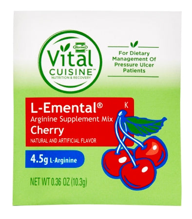 Hormel Food Sales L-Emental Arginine Oral Supplement Cherry Flavor 10.3 Gram Individual Packet Powder - 17911