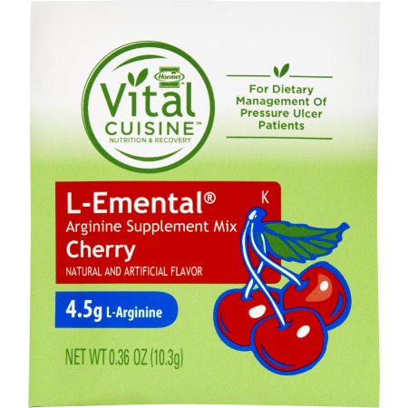 L-Emental Arginine - Oral Supplement Cherry Flavor Powder 10.3 Gram Individual Packet - 17911