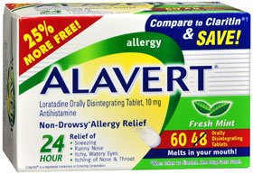 Pfizer Alavert Allergy Relief 10 mg Strength Tablet 60 per Box - 573262065