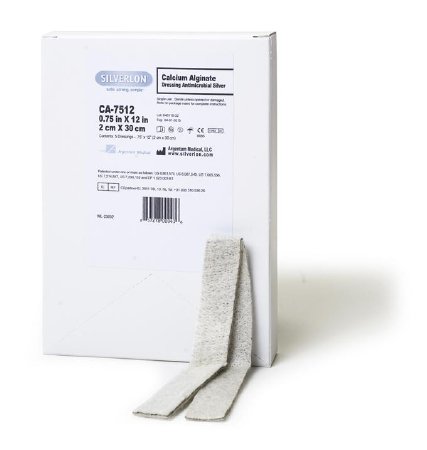 Silverlon - Silver Alginate Dressing 3/4 X 12 Inch Rope Sterile - CA-7512