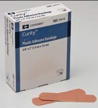 Curity - Adhesive Strip 3/4 X 3 Inch Plastic Rectangle Neon Sterile - 44103-