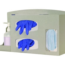 Bowman Manufacturing Bowman Hygiene Dispensing Station BOWMAN Quartz Beige ABS Plastic Manual Wall Mount - LD-007-DSDM
