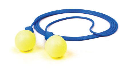 3M E-A-R Push-Ins Ear Plugs Corded One Size Fits Most Yellow - 318-1003