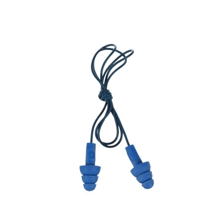 3M E-A-R UltraFit Metal Detectable Ear Plugs Corded One Size Fits Most Blue - 340-4007