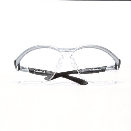3M BX Safety Glasses with Readers Anti-Fog Coating Clear Tint Polycarbonate Lens Silver / Black Frame Over Ear One Size Fits Most - 11374
