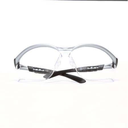 3M BX - Safety Glasses with Readers Anti-fog Coating Clear Tint Polycarbonate Lens Silver / Black Frame Over Ear One Size Fits Most - 11376-00000-20