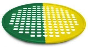 Patterson Medical Supply CanDo Hand Exercise Web Yellow-Green Combo Light / Medium - 969085