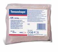 Tensoshape - Elastic Tubular Support Bandage 13-7/10 X 15-1/5 Inch Leg Standard Compression Pull On Tan Size C / D NonSterile - 7593