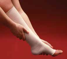 Tensoshape - Elastic Tubular Support Bandage 13-7/10 X 15-1/5 Inch Below Knee Standard Compression Pull On Tan Size C / D NonSterile - 7590
