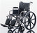 Excel 2000 - Wheelchair Dual Axle Desk Length Arm Elevating Legrest Black Upholstery 18 Inch Seat Width Adult 300 lbs. Weight Capacity - 78083
