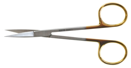 BR Surgical SuperCut - Scissors 4-1/2 Inch Length Surgical Grade Stainless Steel / Tungsten Carbide NonSterile Finger Ring Handle Sharp Tip / Sharp Tip - BR08-34511SC