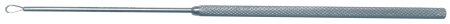 BR Surgical - Ear Curette Billeau 6-1/4 Inch Length Round Knurled Handle Size 3 Tip Flexible Oval Loop Tip - BR44-18003