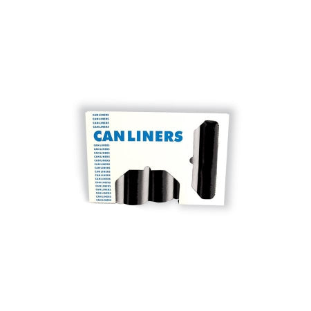 Saalfeld Redistribution X-Liner Trash Bag XX Heavy Duty 40 - 45 gal. Black Reprocessed Resin 1.50 Mil. 40 X 46 Inch Twist Tie Flat Pack - X8046AK