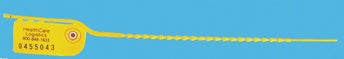 Health Care Logistics - Draw-Tight Seal Write On Yellow Nylon 7-7/8 Inch - 7952