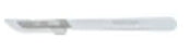 Feather - Scalpel Conventional No. 21 Stainless Steel / Plastic Classic Grip Handle Sterile Disposable - 2975#21