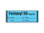 Shamrock Scientific Pre-Printed Label Anesthesia Label FENTANYL 50 mcg / mL / Prep Date _____ Exp. Date _____ / Initial _____ Exp. Time _____ Blue 1/2 X 500 Inch - SA-2420-EXP