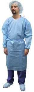 Precept Medical Products Precept Protective Procedure Gown X-Large Unisex Blue - 51187