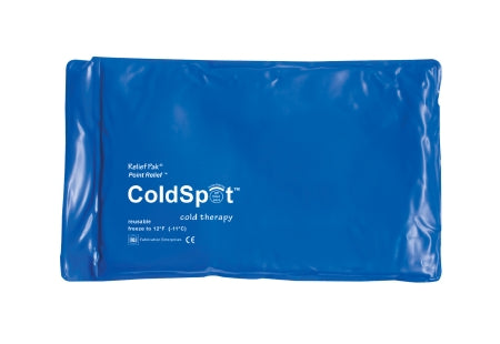 Fabrication Enterprises Relief Pak ColdSpot Cold Pack General Purpose Half Size 7 X 11 Inch Vinyl Reusable - 11-1003