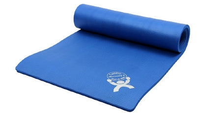 Fabrication Enterprises ArmaSport Premium Exercise Mat Blue Rubberized Foam 0.4 X 24 X 72 Inch - 32-1421B