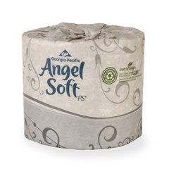 Georgia Pacific Angel Soft Professional Series Toilet Tissue White 2-Ply Standard Size Cored Roll 450 Sheets 4 X 4.05 Inch - 16880