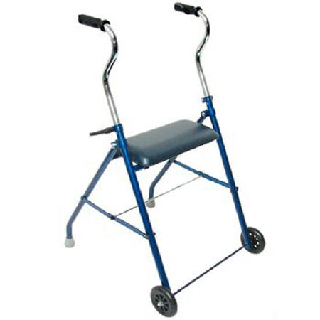 Patterson Medical Supply 2 Wheel Walker Steel Frame 250 lbs. Weight Capacity 31 to 42 Inch Height - 562500