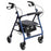 Merits Health Products 4 Wheel Rollator Merits Blue Lightweight Aluminum Frame - W464-UW1MU