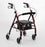 Merits Health Products 4 Wheel Rollator Merits Red Aluminum Frame - W464-UWVMU
