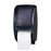 Saalfeld Redistribution Spring Grove Toilet Tissue Dispenser Translucent Black Manual 2 Rolls Wall Mount - 442785