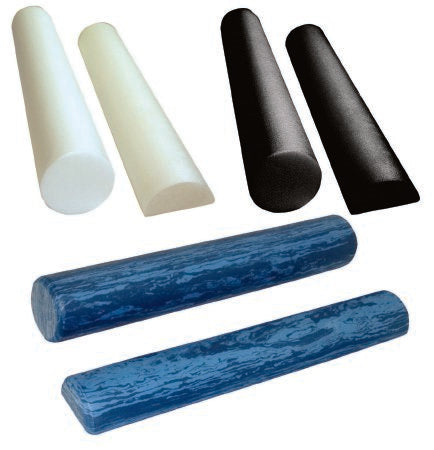 CanDo Extra Firm - Therapy Foam Roller Slim Blue EVA Foam 6 X 36 Inch - 30-2200