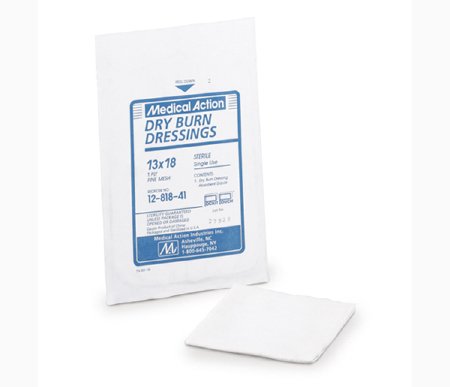 Medical Action Industries Medical Action Burn Dressing Mesh Gauze 1-Ply 18 X 24 Inch Rectangle Sterile - 12-818-04