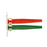 Unimed - Midwest - Exam Room Signal Flag Wall Mount 2 Flag 5-1/5 X 7-1/4 - I2PF169432