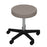 UMF Medical Ultra Comfort Stool Threaded Stem Height Adjustment 2 Inch Twin Wheel Carpet Casters Black Taupe - 6769