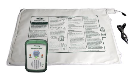 Smart Caregiver Safety Auto-Reset Bed Sensor Pad Alarm System 20 X 30 Inch - SBW1-SYS