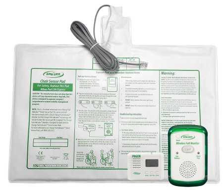 Smart Caregiver - Chair Sensor Pad Alarm System 7 X 15 Inch - WMC90-SYS
