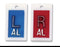Alimed - X-Ray Marker Set 5/8 Inch Blue / Red Left / Right 1 Set - 927471