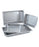 Medegen Medical Products LLC Instrument Tray Perforated Full Size Stainless Steel 4 X 13 X 21 Inch - 30043