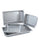 Medegen Medical Products - Instrument Tray Full Size / Perforated Stainless Steel 4 X 13 X 21 Inch - 30043