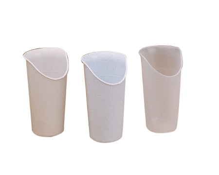 Fabrication Enterprises FabLife Nosey Cup ADL Dysphagia Cup 8 oz. Clear Plastic Reusable - 60-1050