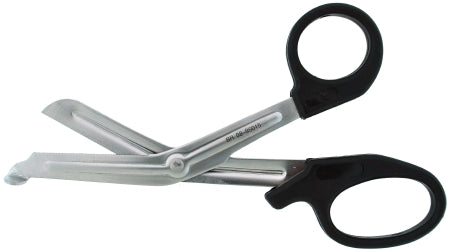 BR Surgical BR Surgical Bandage Shears 6 Inch Length Surgical Grade Stainless Steel / Plastic NonSterile Finger Ring Handle Angled Blunt/Blunt - BR08-95015
