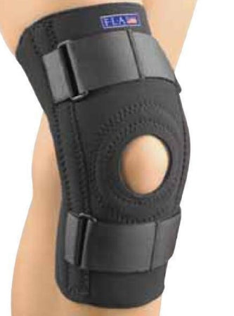 BSN Medical Safe-T-Sport Knee Brace SAFE-T-SPORT 3X-Large Hook and Loop Closure Left or Right Knee - 37-1043LBLK