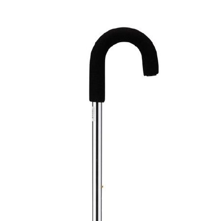 Nova - Offset Cane Aluminum 30 to 39 Inch Height Silver - 1040SI